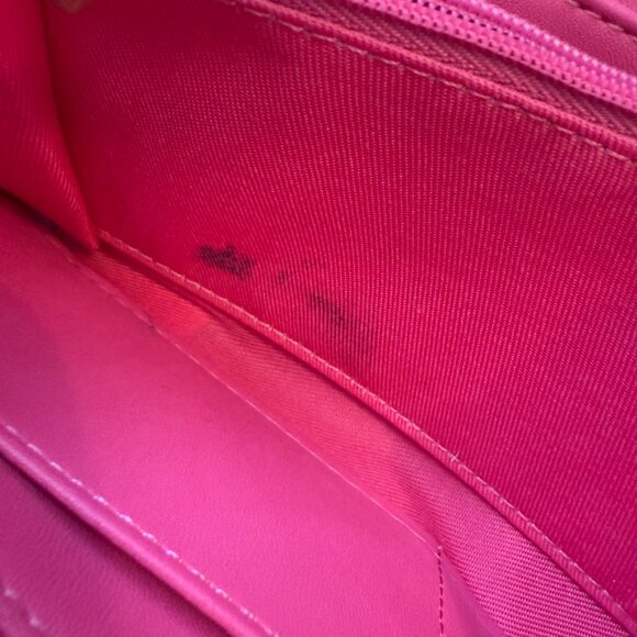 Women No Brand Zip Wallet Snapdragon in Maraschino Pink One Size - Picture 9 of 9